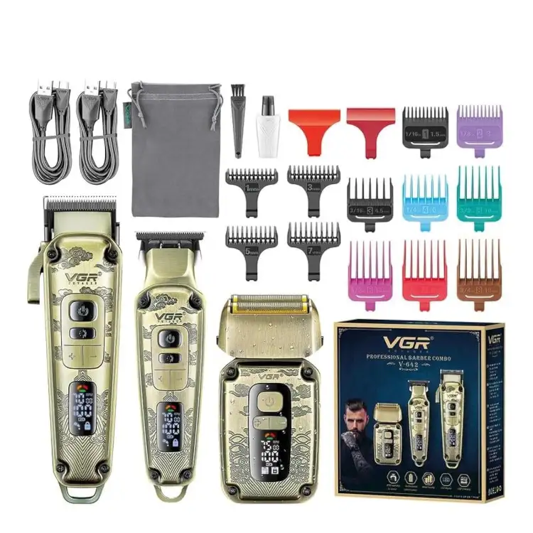 ماكينة حلاقة كومبو في جي ار بروفيشنال V-642