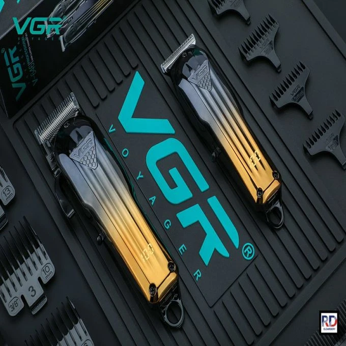 VGR ماكينة حلاقة كهربائية لاسلكية قابلة لاعادة الشحن ضد الماء V-646