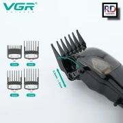 VGR ماكينة حلاقة كهربائية لاسلكية قابلة لاعادة الشحن ضد الماء V-653