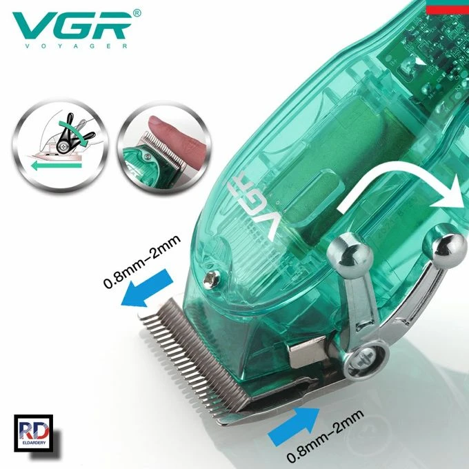 VGR ماكينة حلاقه الشعر الاحترافية القابلة لإعادة الشحن V-660