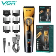 VGR ماكينة حلاقه الشعر الاحترافية القابلة لإعادة الشحن V-663
