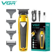 VGR ماكينة حلاقة كهربائية لاسلكية قابلة لاعادة الشحن ضد الماء V-907