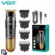 VGR ماكينة حلاقة كهربائية لاسلكية قابلة لاعادة الشحن ضد الماء V-929