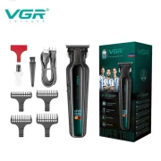 VGR ماكينة الحلاقة الإحترافية VGR V-930 زرار تحكم تاتش مع إضاءة ملونه 1200 مللى أمبير و مقاومة للمياه