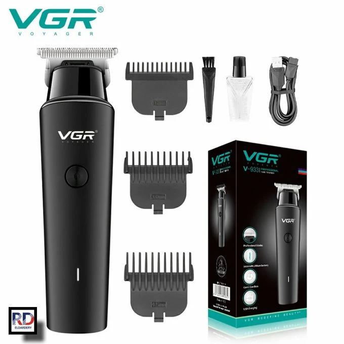 VGR ماكينة حلاقة كهربائية لاسلكية قابلة لاعادة الشحن ضد الماء V-933
