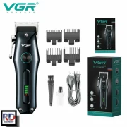 VGR ماكينة حلاقة كهربائية لاسلكية قابلة لاعادة الشحن ضد الماء V-969