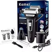 ماكينة حلاقة 3 في 1 كيمي Kemei KM-6558 شحن شعر وذقن وانف