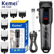 ماكينة قص الشعر KEMEI km-1550 بتصميم جديد