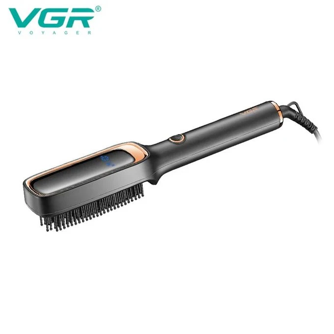 مشط فرد الشعر الاحترافي VGR V-560 - طلاء سيراميك، 10 إعدادات للحرارة