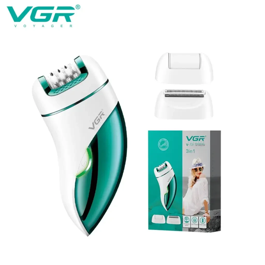ماكينة إزالة الشعر VGR V-731 3in1 للسيدات