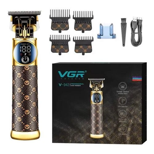 VGR V-942 - ماكينة حلاقة كهربائية احترافية. قابله للشحن للرجال
