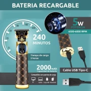 VGR V-942 - ماكينة حلاقة كهربائية احترافية. قابله للشحن للرجال