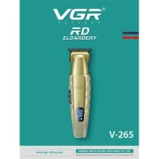 VGR V-265 - ماكينة حلاقة كهربائية احترافية قابلة لاعاده  للشحن للرجال