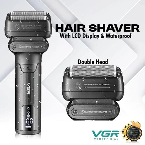 VGR ماكينة حلاقة احترافية V-368 مقاومة للماء IPX 6 مع شحن USB.