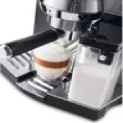 ماكينة تحضير القهوة الاسبريسو و الكابوتشينو ديلونجي بالضغط 1450 وات، فضي - EC 850.M
