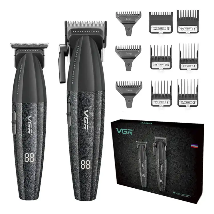 مجموعة احترافية للرجال VGR V-640 لون أسود