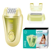 ماكينة حلاقة كهربائية 2 في 1 Vgr V-758 Turbo USB لإزالة الشعر