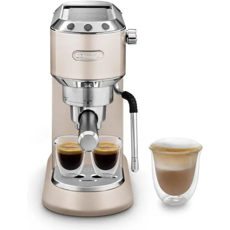 ماكينة قهوة اسبريسو ديلونجي ديديكا ارتي، 1 لتر، 1350 وات، بيج - EC885.​BG
