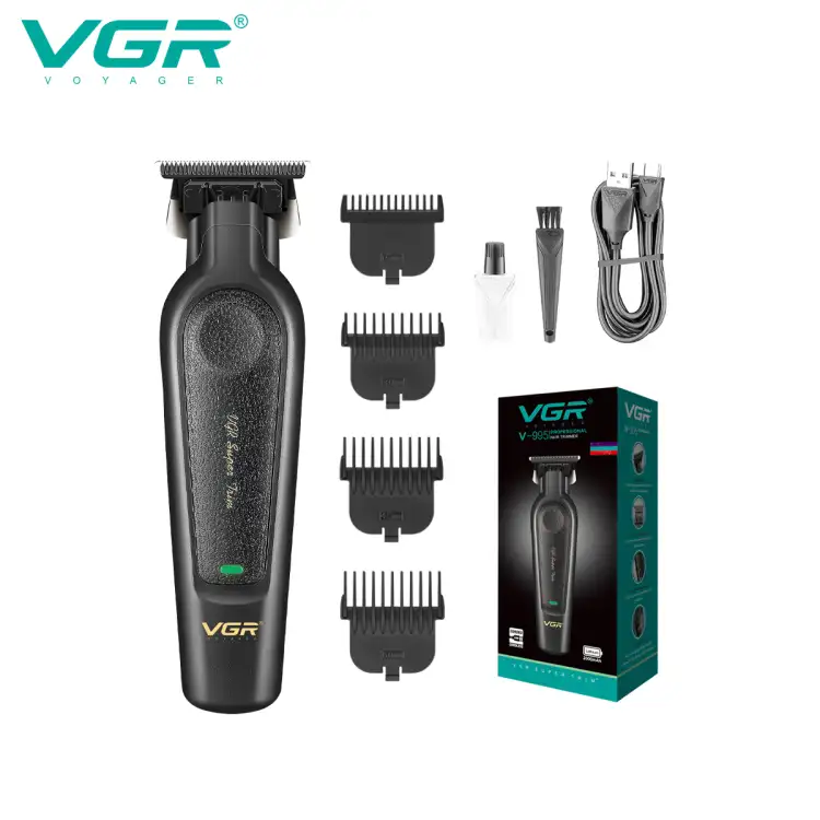 VGR V-995   - ماكينة حلاقة كهربائية احترافية. قابله للشحن للرجال