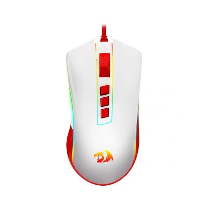 ماوس الألعاب السلكي Redragon M711C Cobra - أبيض