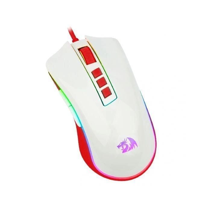 ماوس الألعاب السلكي Redragon M711C Cobra - أبيض
