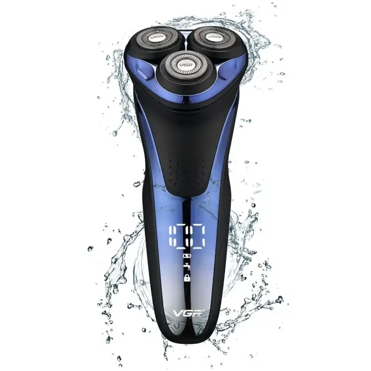 ماكينة حلاقة دوارة في جي ار، أزرق - V-306