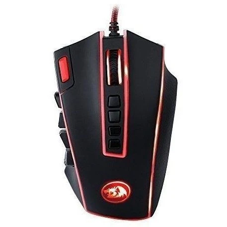ماوس العاب ليزر سلكي ريدراجون، اسود احمر - M990