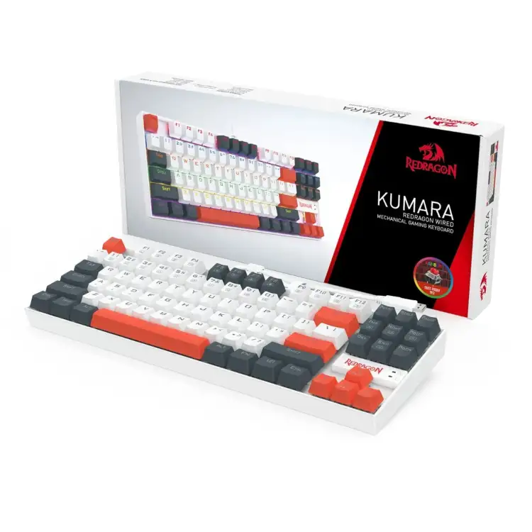 لوحة مفاتيح الألعاب -k552 WLR-R white/black