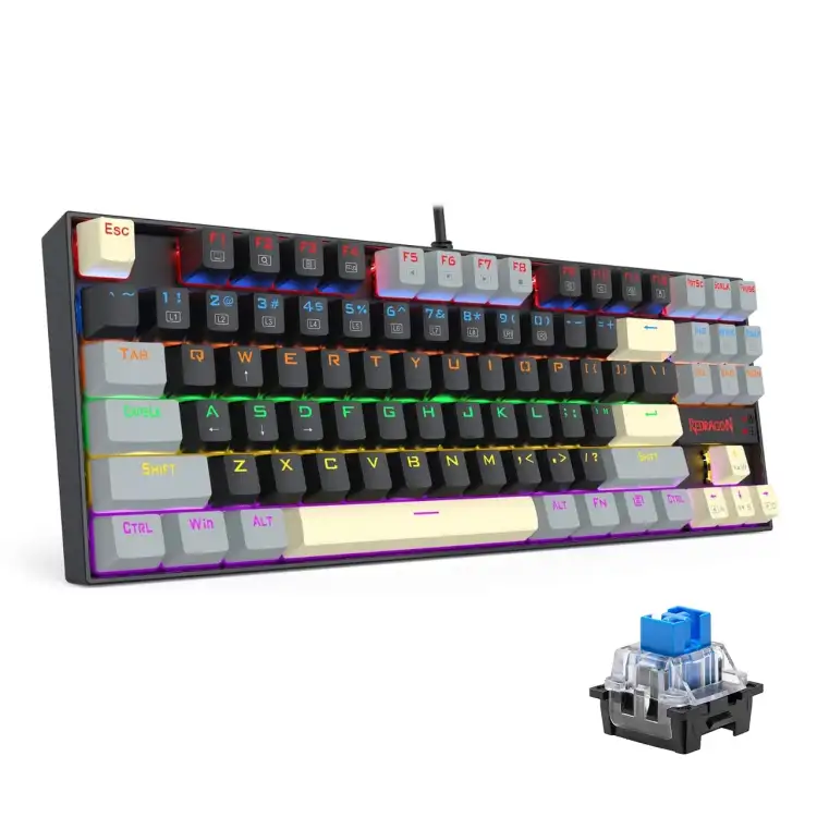لوحة مفاتيح الألعاب k552 LGY-R black/gray blue sw
