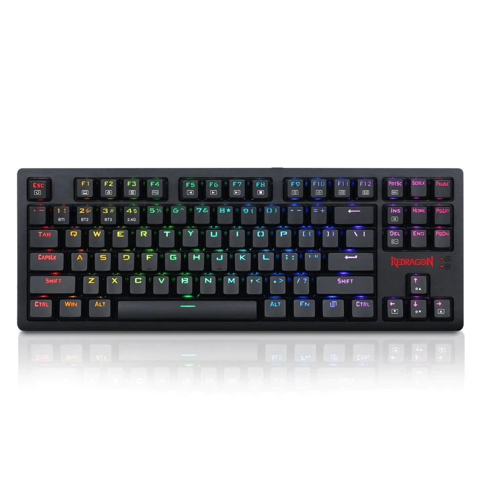 لوحة مفاتيح الألعاب الميكانيكية Redragon ، سوداء -K598
