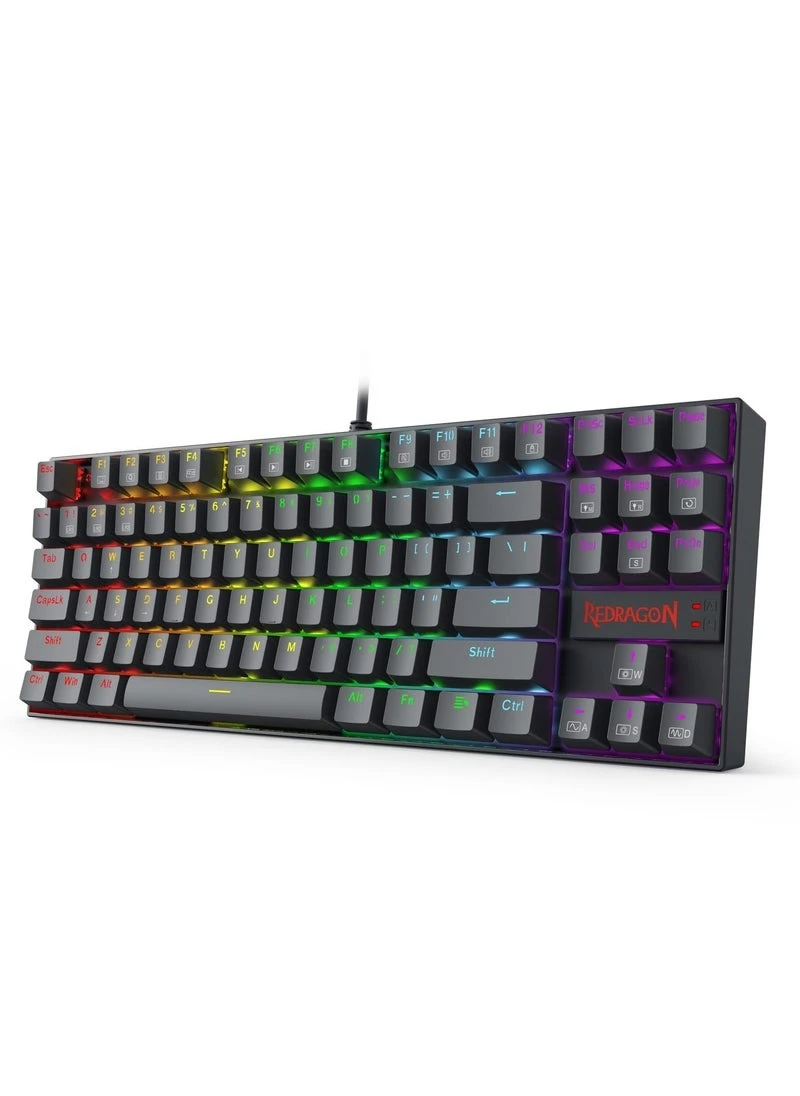 لوحة مفاتيح الألعاب السلكية K552 Elite  Rainbow ، لوحة مفاتيح ميكانيكية مدمجة