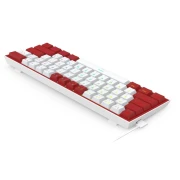 لوحة مفاتيح ألعاب ريدراجون  k617 -RGBWHITE/ RED