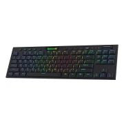 كيبورد ألعاب ميكانيكال ريدراجون Horus TKL لاسلكي بإضاءة RGB، اسود - K621