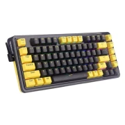 لوحة مفاتيح ألعاب Redragon ELF K649 سلكية بغطاء 75% RGB - أسود | K649PY-RGB