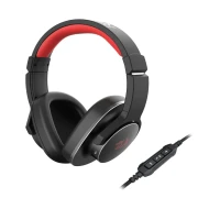 سماعة رأس ريدراجون اوروبا جيمنج سلكية ، موصل Type-C ، ميكروفون ، أسود ، H720-C