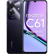 ريلمي C61 ثنائي الشريحة، 128 جيجابايت، 4 جيجابايت رام، 4G LTE - أسود رخامي