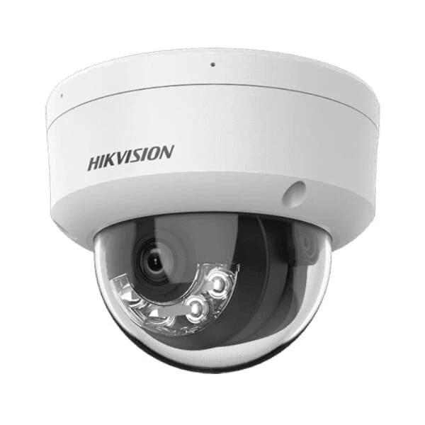 كاميرا مراقبة IP هيك فيجن Smart Hybrid بقبة ثابتة، 4 ميجابكسل، ابيض - DS-2CD1143G2-LIU 2.8MM