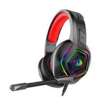 سماعة رأس ريد دراجون ميديا جيمنج ، صوت ستيريو ، أضواء RGB ، مع ميكروفون ، أسود ، H280