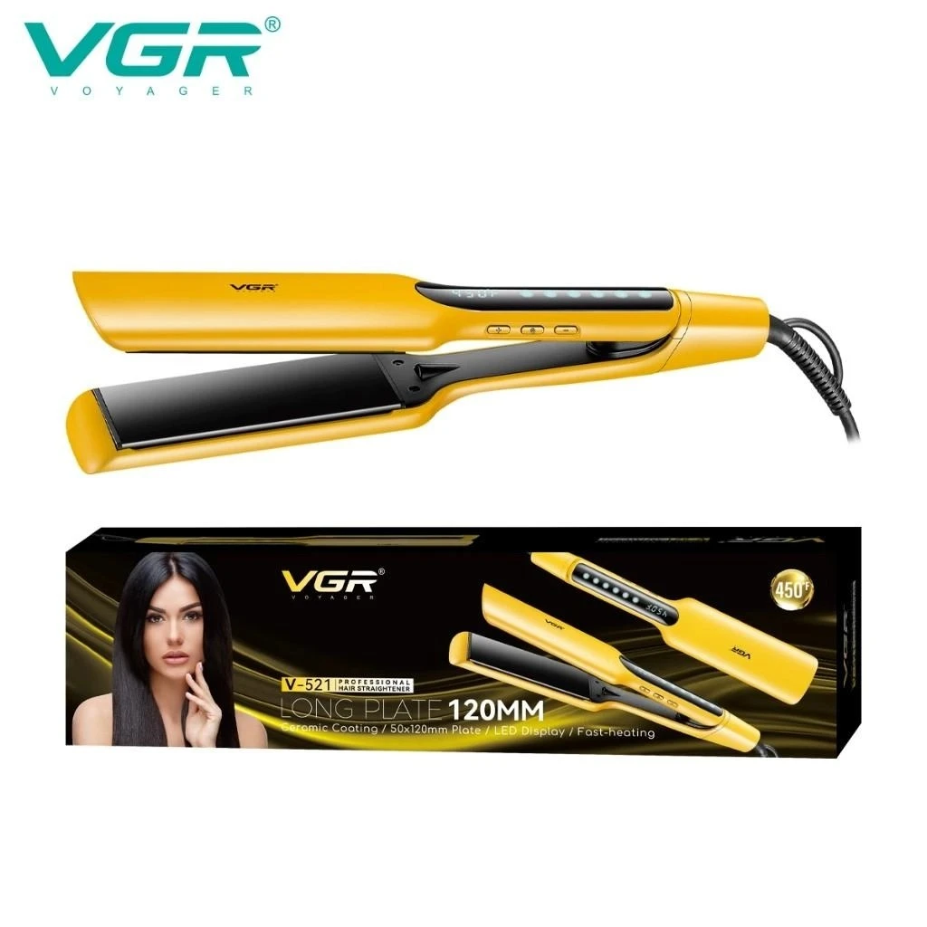مكواة فرد الشعر الاحترافية VGR V-521 للنساء، مصفف شعر