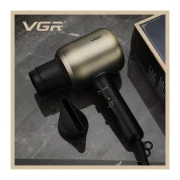 مجفف شعر Vgr V-453، ١٨٠٠ واط، سرعتان - أسود