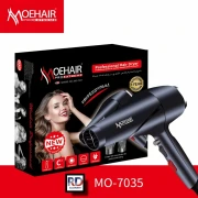 مجفف شعر احترافي MO-7035، محرك تيار متردد احترافي 8000 وات لتدفق هواء قوي وثابت