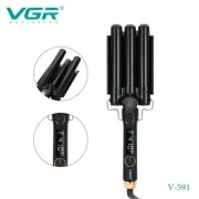 مكواه فرد الشعر VGR V-591  للنساء- اسود