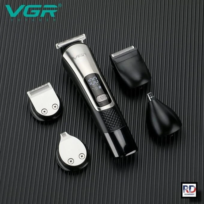 ماكينة حلاقة كهربائية احترافية v-111- قابله للشحن للرجالVGR -5 in 1