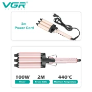 مكواة فرد الشعر الاحترافية VGR V-593- ابيض