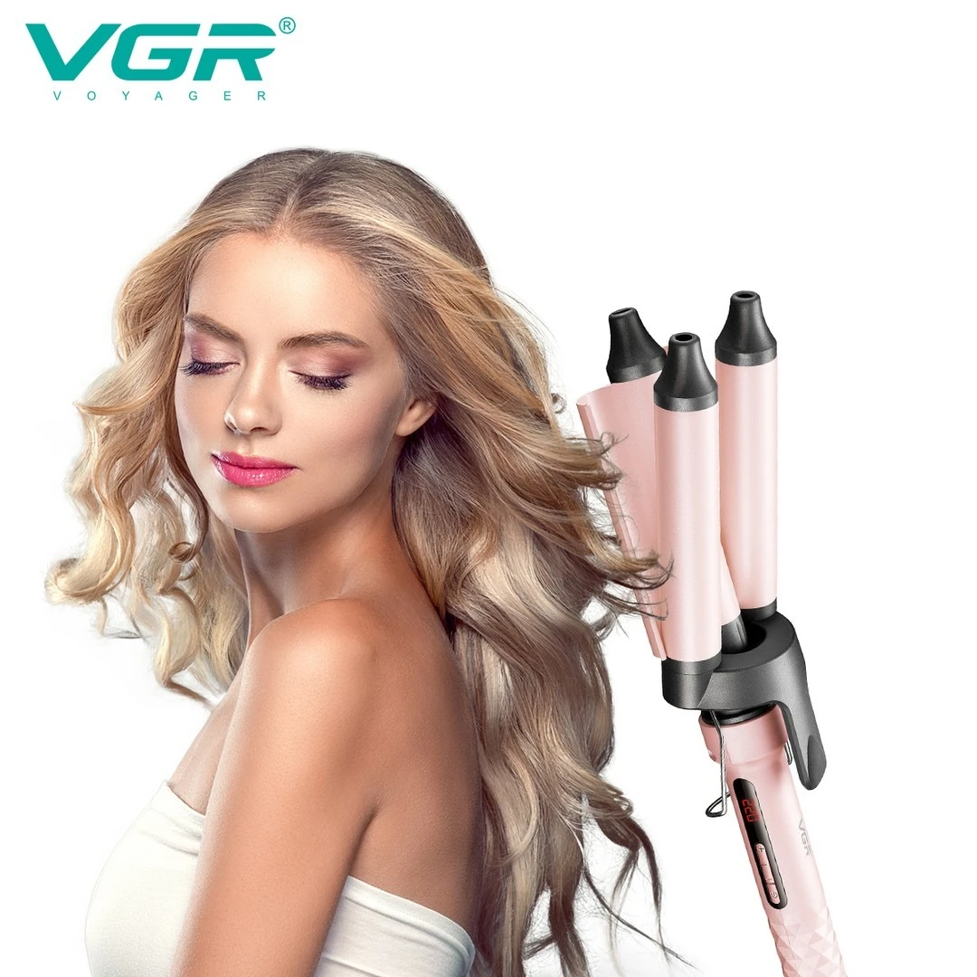 مكواة فرد الشعر الاحترافية VGR V-593- ابيض