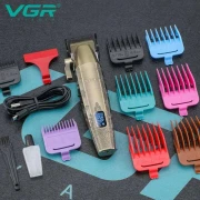 VGR V-036 - ماكينة قص الشعر الاحترافية ذات الجودة العالية، قابلة لإعادة الشحن