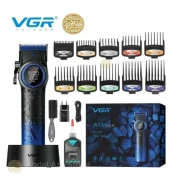 VGR ماكينة قص الشعر الاحترافية للرجال V-001 Blue pro