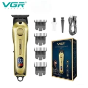 VGR V-294 - ماكينة حلاقة كهربائية احترافية للرجال. قابلة لإعادة الشحن.
