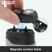 vgr ماكينة حلاقة الذقن في جي ار اللاسلكية للرجال - V-345