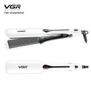VGR V-557 تقنية التسخين السريع الاحترافية للشعر الموحد، 100 درجة مئوية إلى 230 درجة مئوية، درجة حرارة قابلة للتعديل مع شاشة LED، سلك دوار 360 درجة
